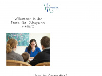 osteopathie-gesiarz.de Webseite Vorschau
