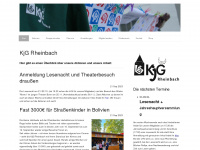kjg-rheinbach.de Webseite Vorschau