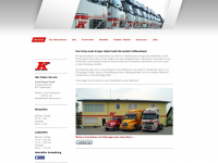 transporte-krisper.at Webseite Vorschau