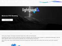 thelightpeak.com Webseite Vorschau