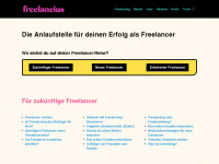 freelancius.com Webseite Vorschau