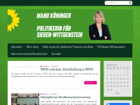 manu-koeninger.de Webseite Vorschau