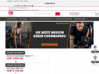fitshop.ch Webseite Vorschau