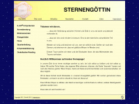 sternengoettin.at Webseite Vorschau
