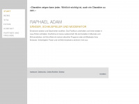 raphaeladam.ch Webseite Vorschau