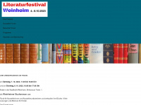 Literaturfestival-weinheim.de