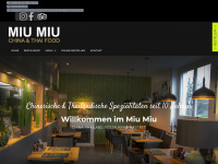 miu-miu-restaurant.de Webseite Vorschau