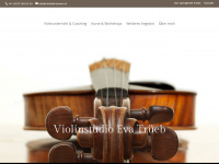 violinlektionen.ch Webseite Vorschau