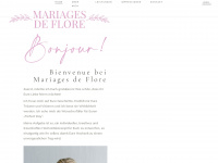 mariages-de-flore-hochzeitsplanung.de Webseite Vorschau