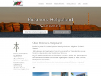 rickmers-helgoland.com Webseite Vorschau