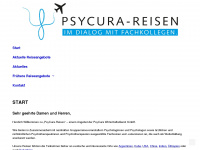 psycura-reisen.com Webseite Vorschau