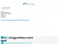 poolcultur.de Webseite Vorschau