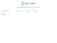 bk-care.de Webseite Vorschau