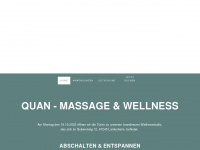 quan-wellness.de Webseite Vorschau