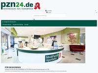 pzn24.de Webseite Vorschau