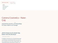 carisma-cosmetics.de Webseite Vorschau