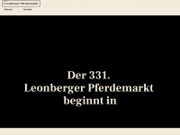 leonberger-pferdemarkt.de Webseite Vorschau