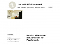 lehrinstitutfuerpsychotonik.ch Webseite Vorschau