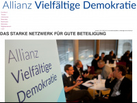 allianz-vielfaeltige-demokratie.de Webseite Vorschau