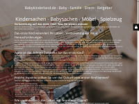 babykinderland.de Webseite Vorschau