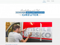 schildergreuter.at Webseite Vorschau