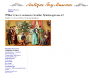 antiquetoy-museum.com Webseite Vorschau