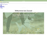zoocial.ch Webseite Vorschau