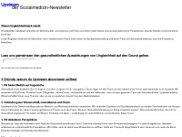 upstream-newsletter.de Webseite Vorschau