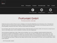 prokontakt.at Webseite Vorschau