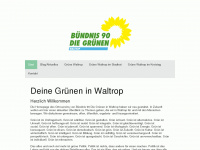 gruene-waltrop.com Webseite Vorschau