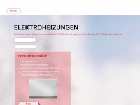 die-elektroheizungen.ch Webseite Vorschau