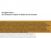 grengiols-solar.ch Webseite Vorschau