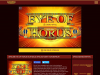 gameeyeofhorus.com Webseite Vorschau