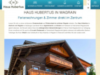 hubertus-wagrain.com Webseite Vorschau