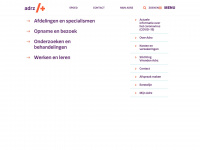 adrz.nl Webseite Vorschau