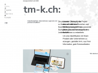 tm-k.ch Webseite Vorschau