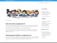 junghacker.ch Webseite Vorschau