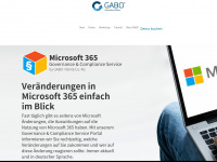 m365-governance-compliance-service.de Webseite Vorschau