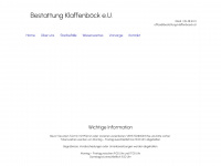 bestattung-klaffenboeck.at Webseite Vorschau