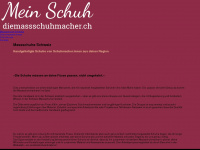 diemassschuhmacher.ch Webseite Vorschau