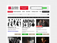 teatroscanal.com Webseite Vorschau