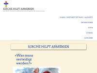 kirche-hilft-armenien.ch Webseite Vorschau