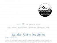 wolfstouren.ch Webseite Vorschau