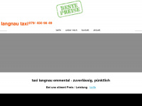 langnau-taxi.ch Webseite Vorschau