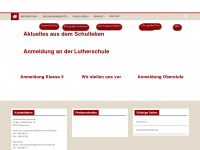 lutherschule.org Webseite Vorschau