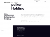peiker-holding.com Webseite Vorschau