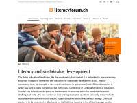 literacyforum.ch Webseite Vorschau