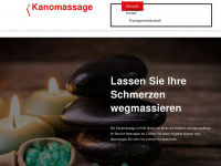 kanomassage.de Webseite Vorschau