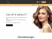 calistabeauty.ch Webseite Vorschau