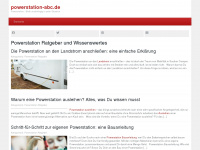 powerstation-abc.de Webseite Vorschau